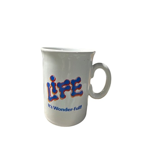 Life It’s Wonder-Full! Coffee Tea Mug Made in England - Picture 1 of 4